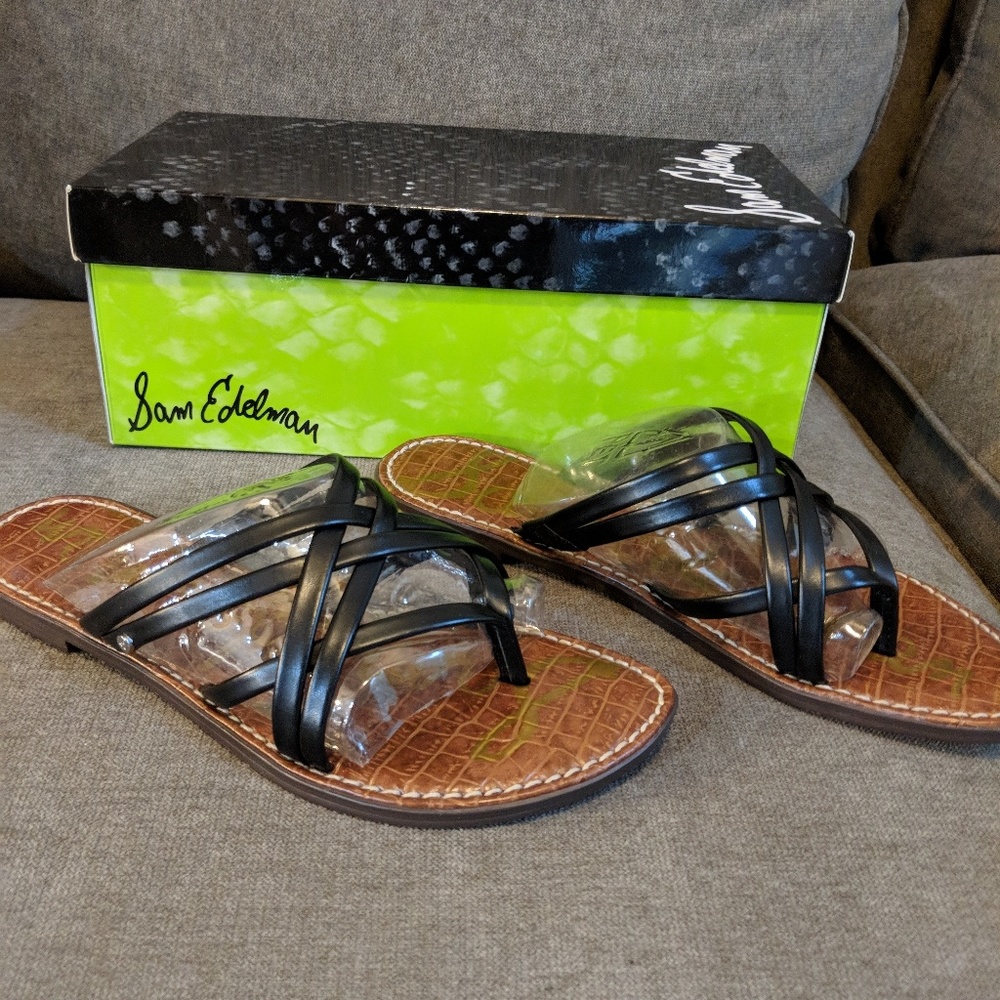 Women's Sam Edelman black sandals. New! Sz 8